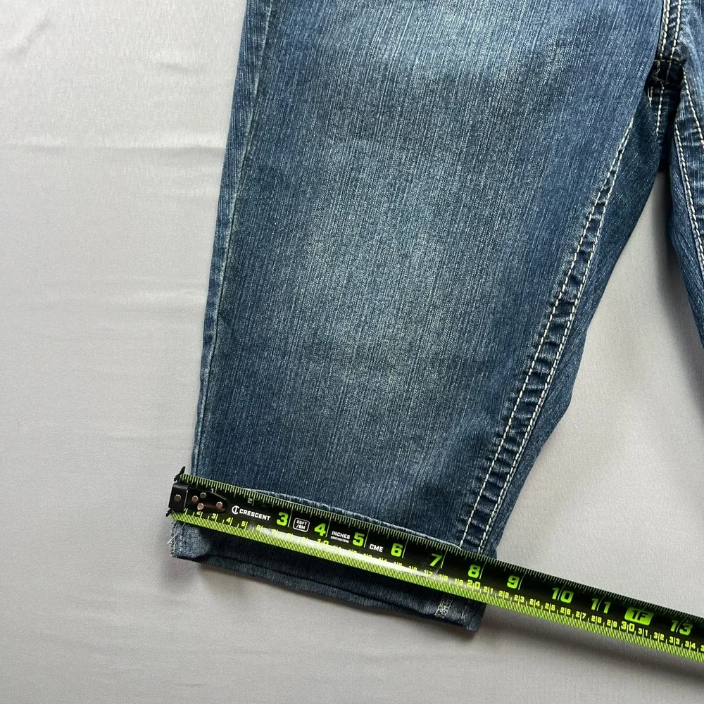 VTG Nine West America Collection Bermuda Shorts Womens 10/30 Blue Cotton Stretch